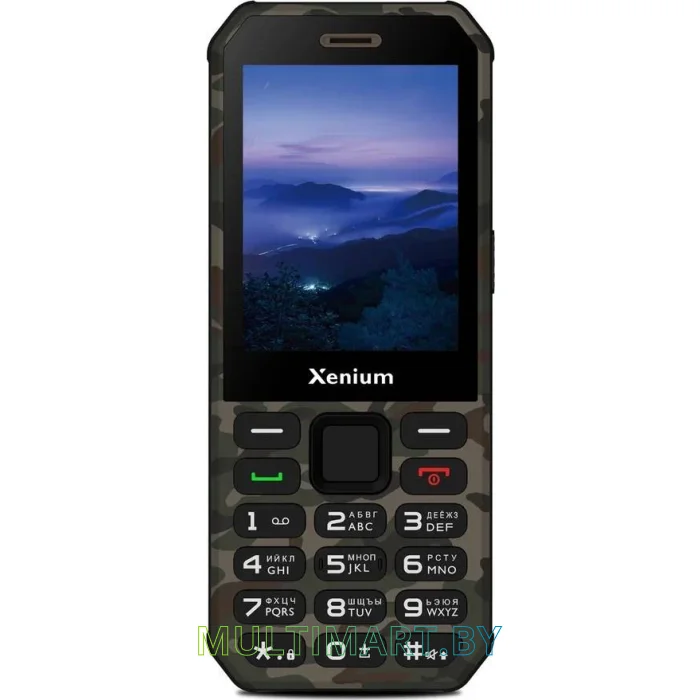 Мобильный телефон Xenium X300 (зеленый камуфляж)